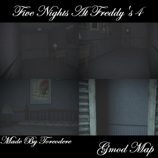 Five Nights at Freddy's 4: Full Minigame Map #RedditGaming #fnaf #4  #FiveNightsatFreddys4 #Scottgames #steam