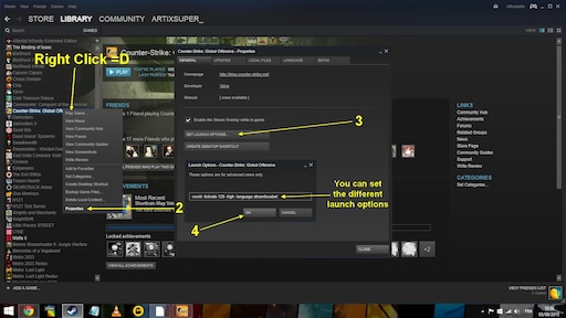 All steam launch options фото 5