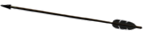 Самодельная стрела с костяным наконечником