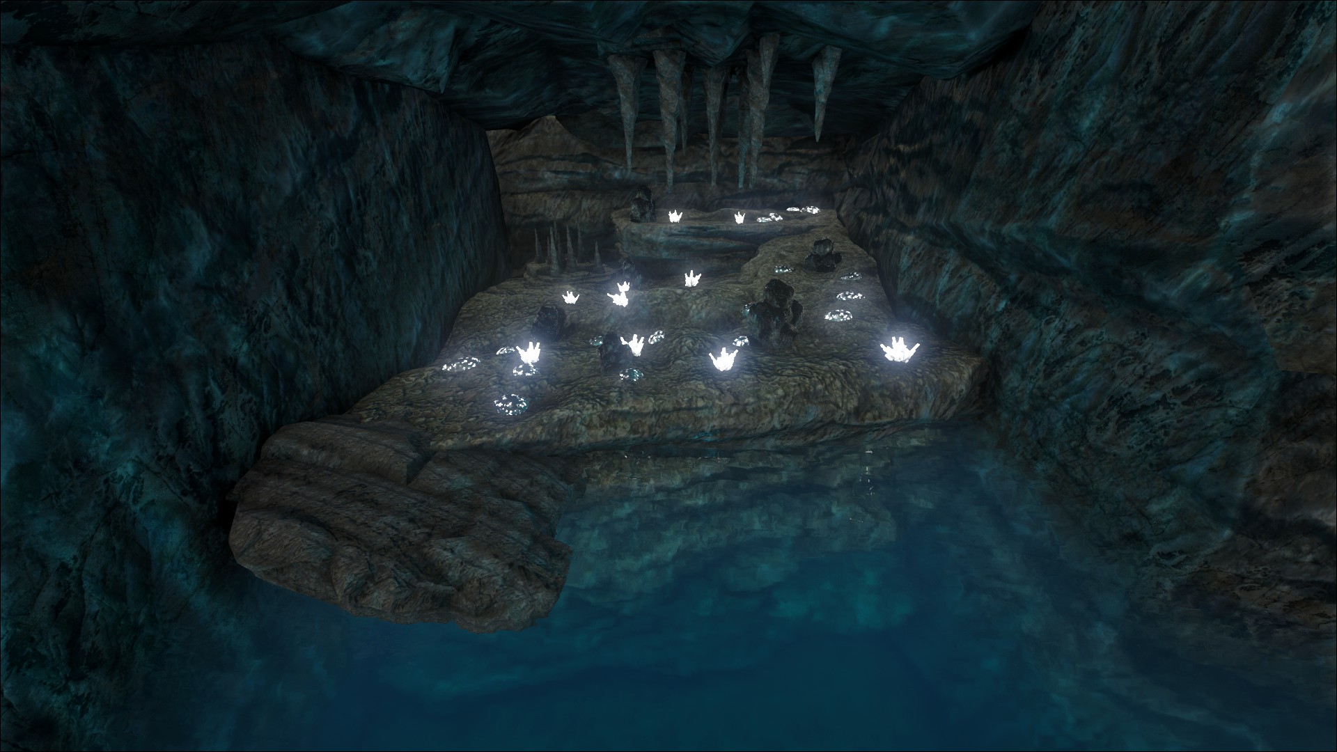 Gallery of Ark Island Pearl Cave Locations.