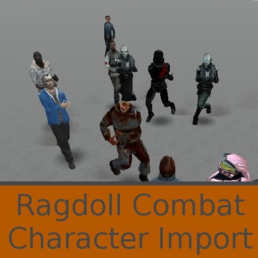 Character import. Ragdoll Combat.