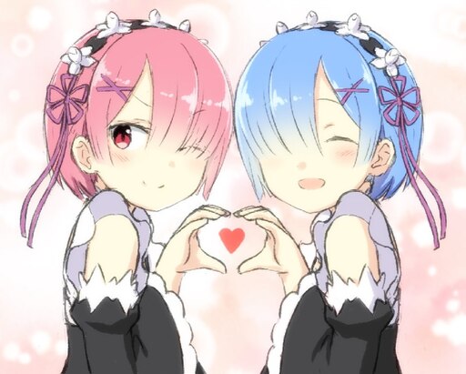 Ram and Rem ❤.