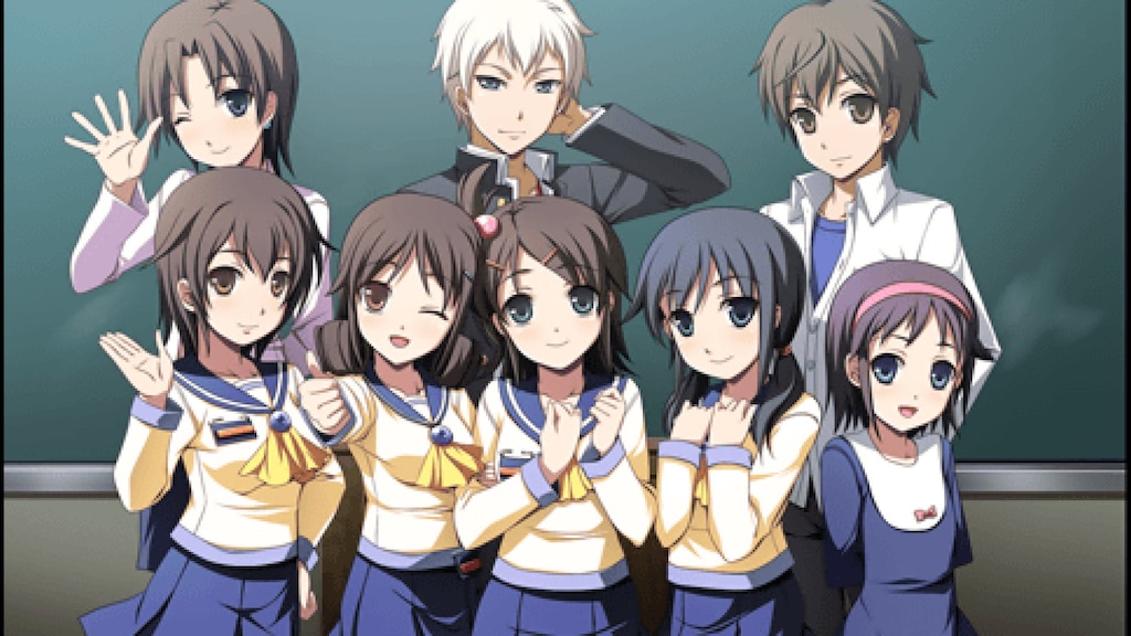 Cộng đồng Steam :: Ảnh chụp màn hình :: From left to right. Behind:  Shishido Yui, Kishinuma Yoshiki, Satoshi Mochida. Front: Naomi, Seiko  Shinohara, Mayu , Ayumi, Yuka Mochida.