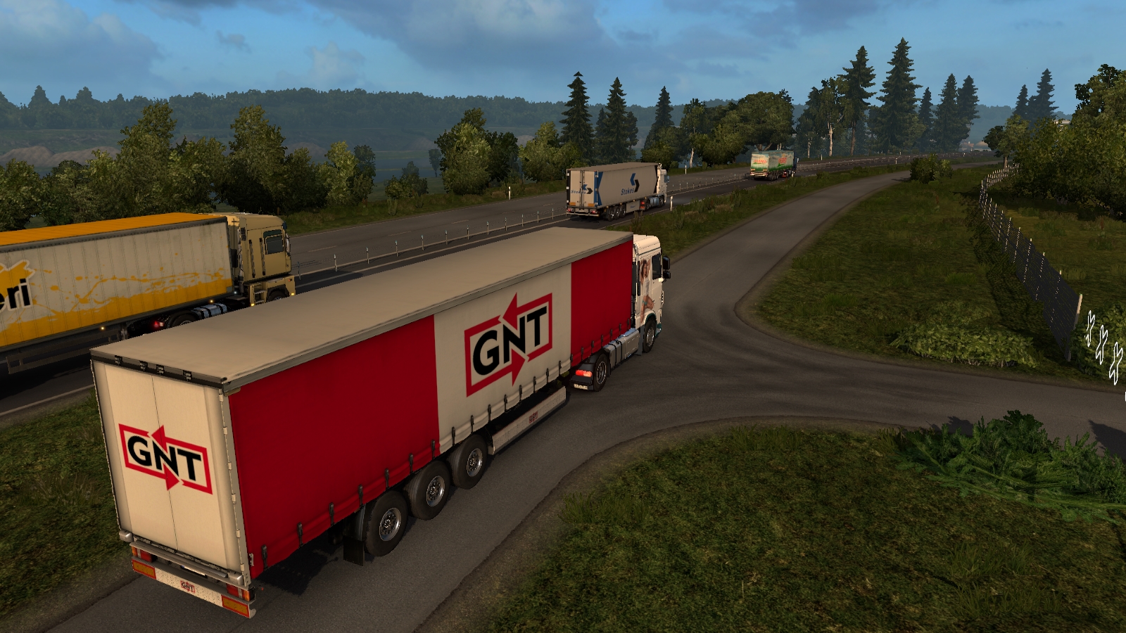 Скрытые и объездные дороги в Euro Truck Simulator 2