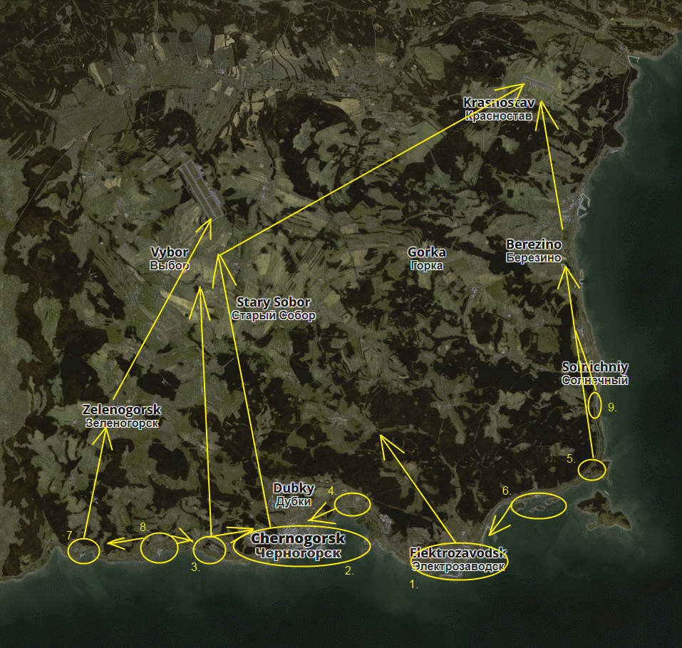 DayZ Standalone Map with Loot Spots and Markers - General Discussion - DayZ  Forums