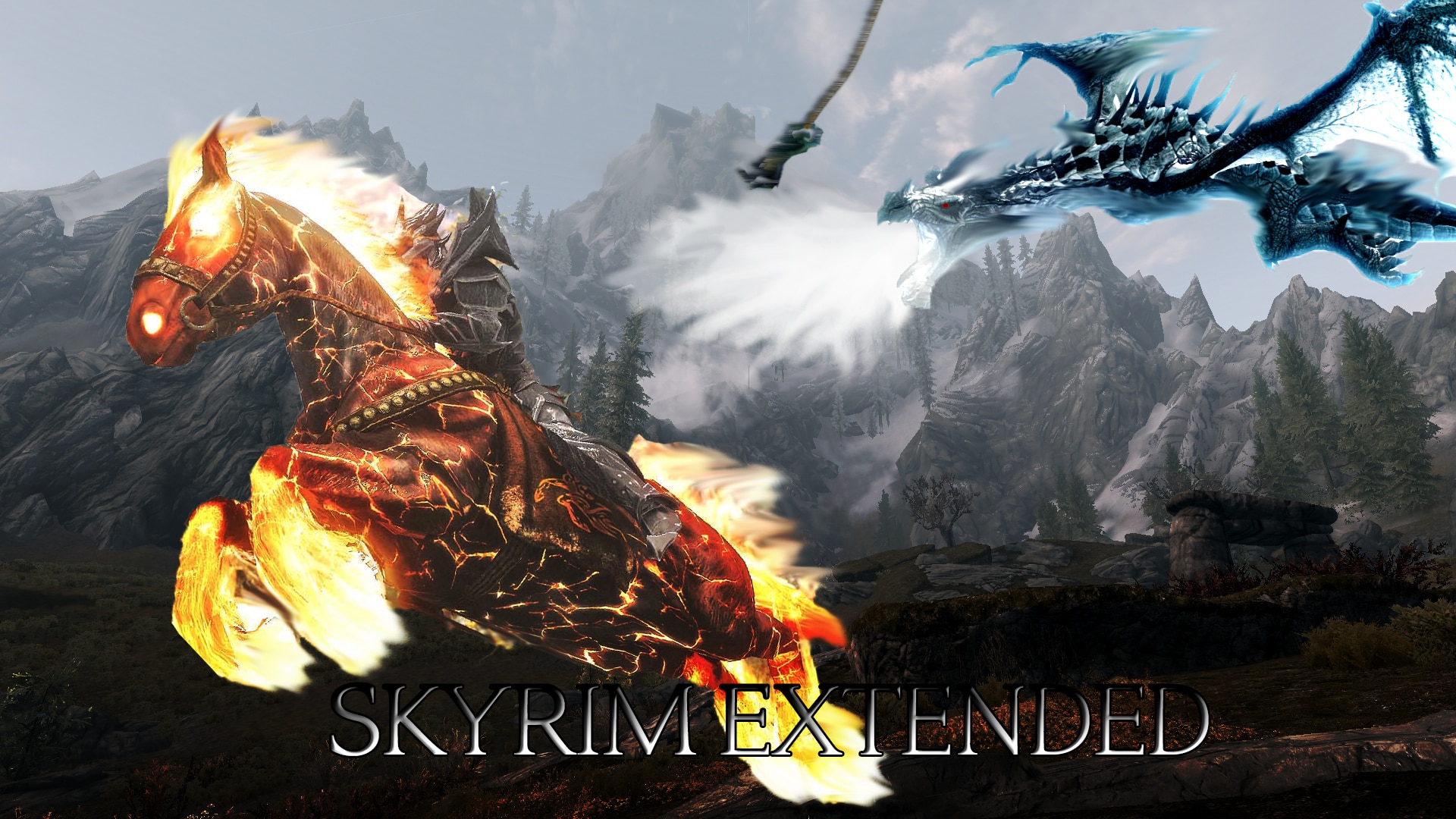 Burning Skies - Flyable Dragon Races 3 at Skyrim Nexus - Mods and Community