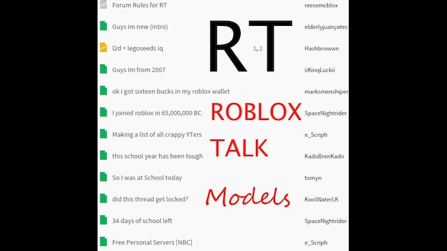 Steam Workshop Roblox Talk Models Series 1 - roblox 2007 site source download