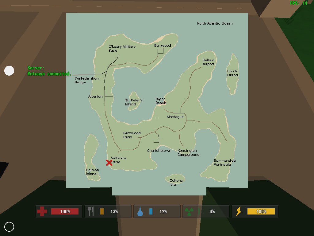 Карта pei в антюрнед