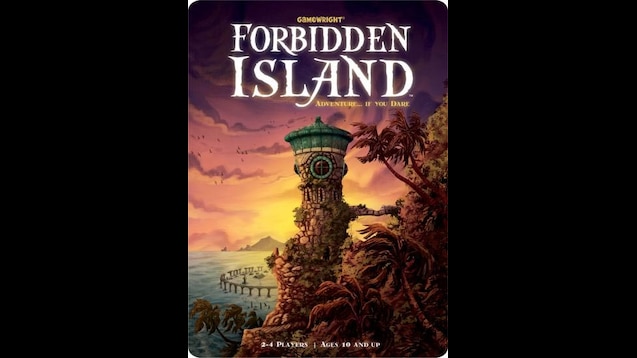 Forbidden Island Board Game Gamewright Adventure If You Dare 2-4 Players