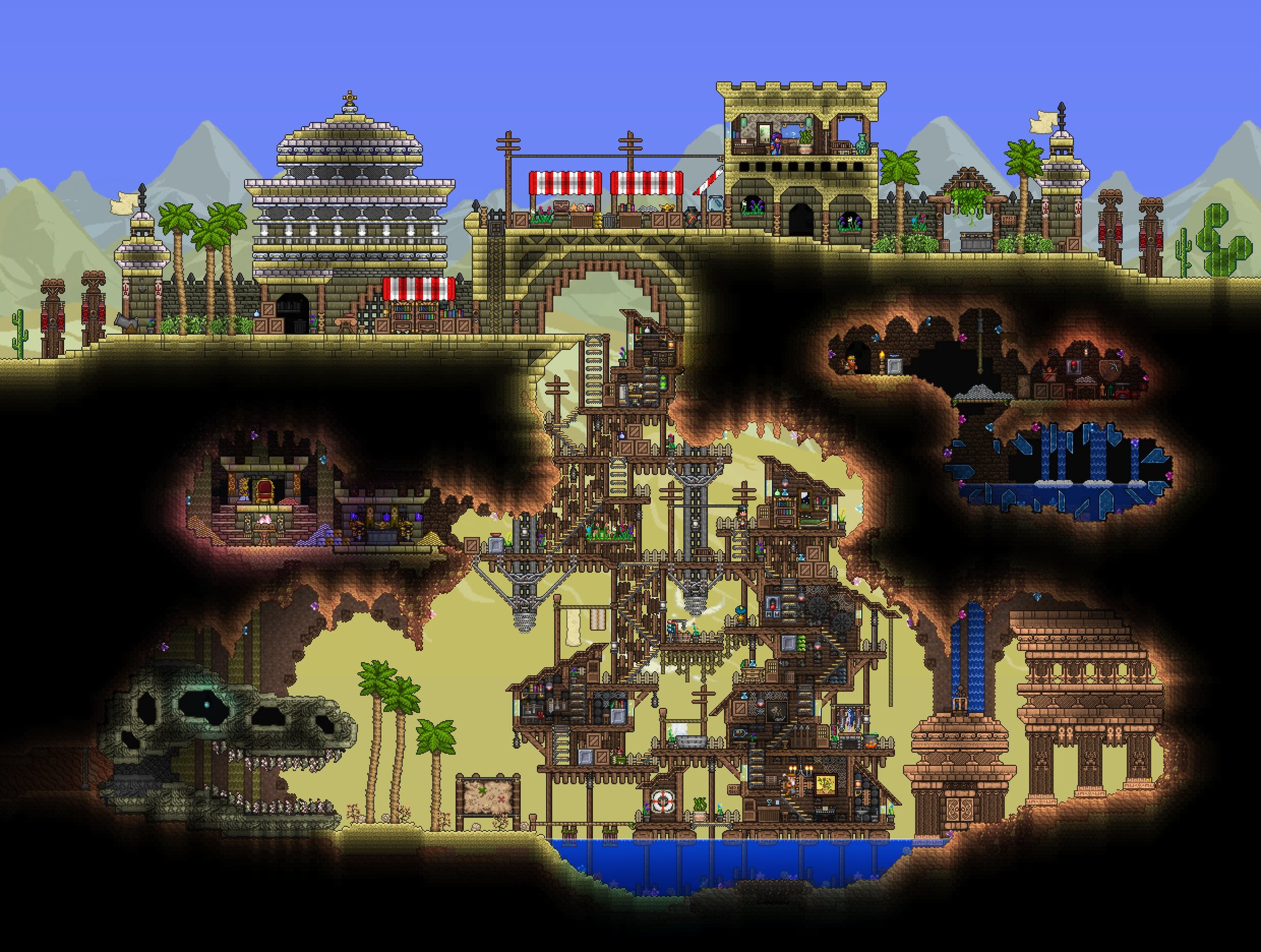 Terraria статуя баст