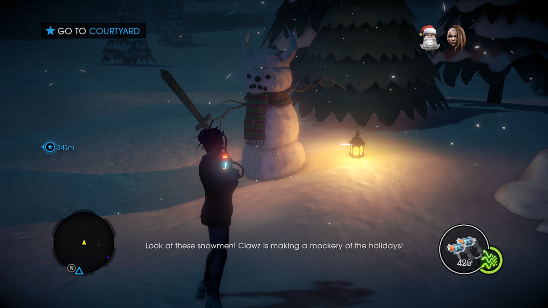 XMAS DLC Hidden Objects, Snowmen and Zinyak's Present - How the Saints Save Christmas image 43