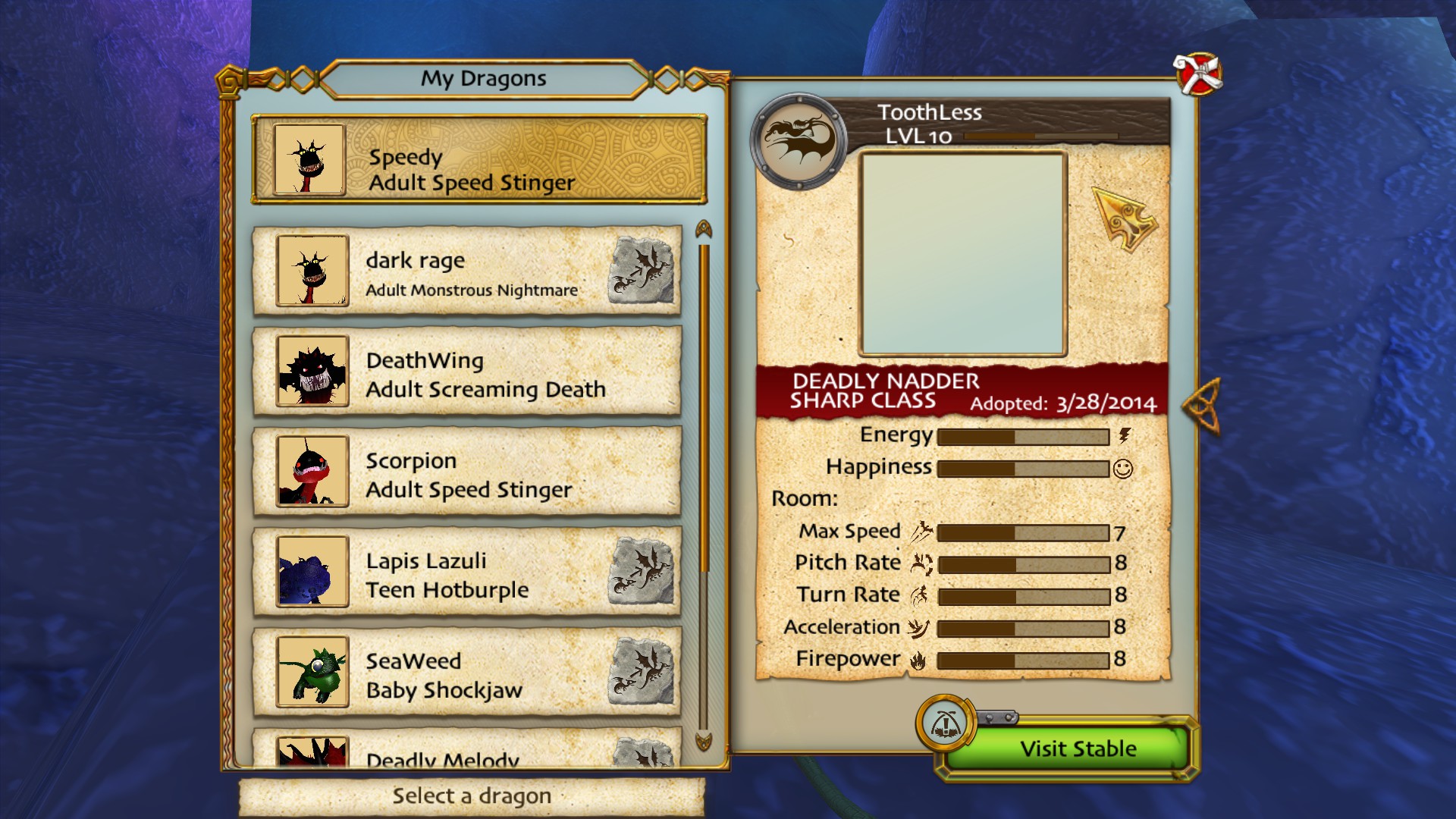 how to change password school of dragons game