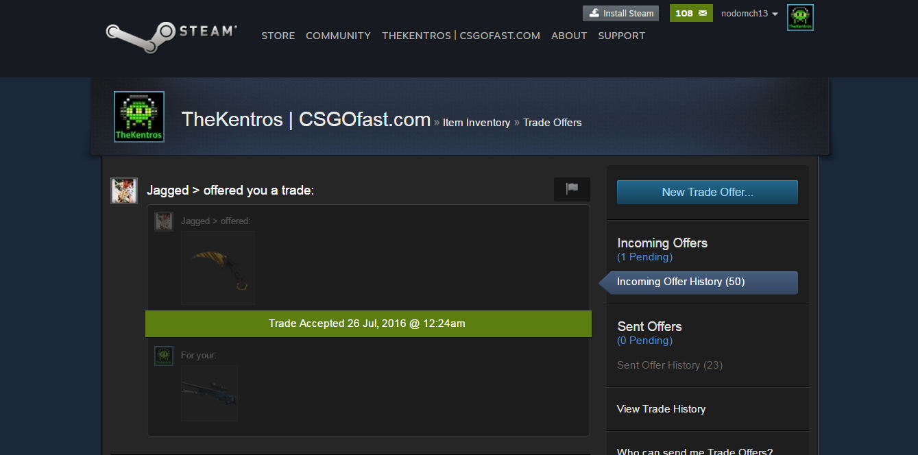 Steam Community Counter Offer Trade For Karmabit Tiger For