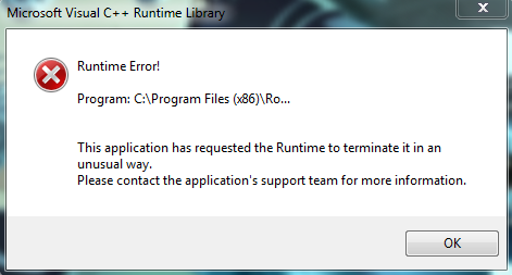 Runtime library error. Microsoft Visual c++ runtime. Runtime Library. Microsoft Visual c++ runtime Library. Runtime Error.