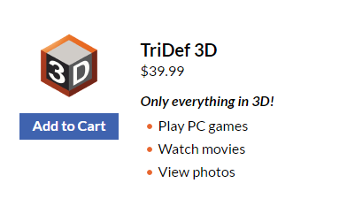 tridef 3d anaglyph drivers