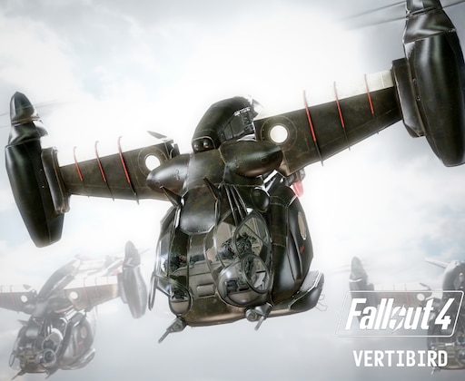 Fallout 4 flyable personal vertibird фото 103