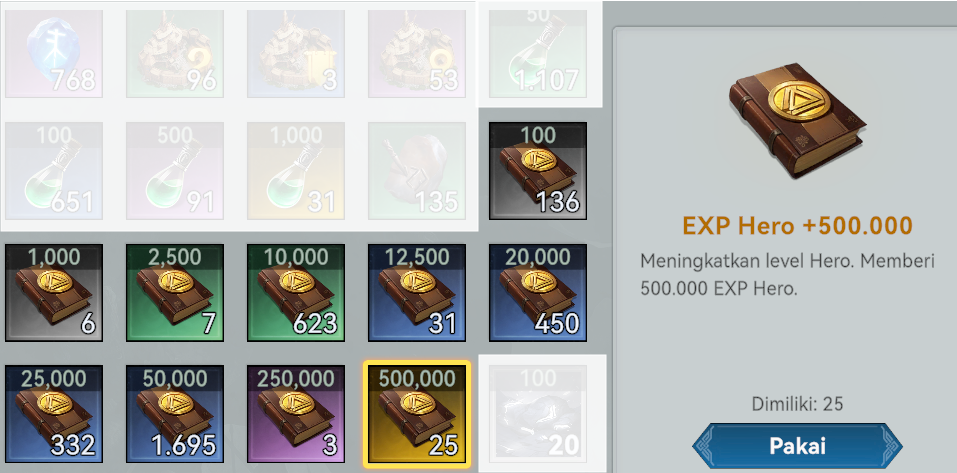 Steam Community :: Guide :: Hero, Skill, Mount Tables