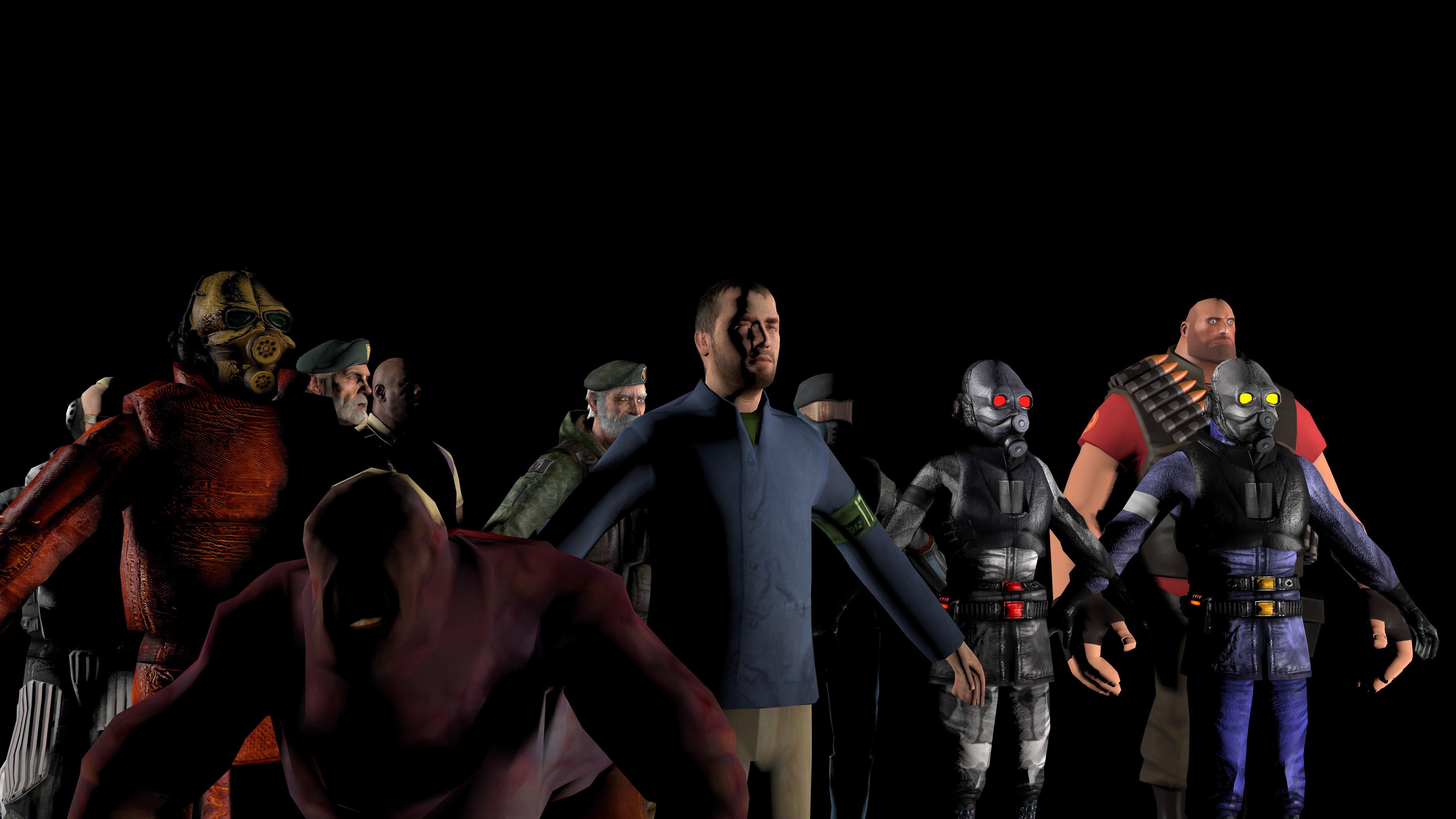 Nemesis Challenges Mr. X To A Fight (Poster Made By Me In SFM