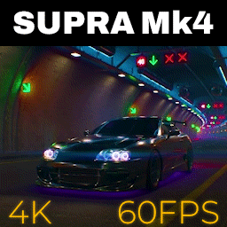 Supra Mk4 Tunnel by Visualdon - 4K 60fps