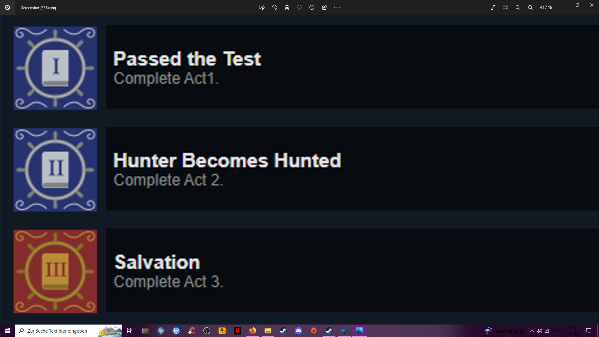 Steam Hunters Achievements List – CXXYLX