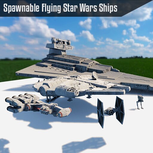 star wars ships flying