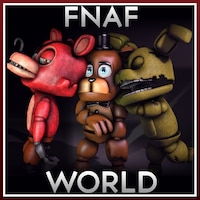 FNAF World: Fredbear and Spring Bonnie Idle by CynfulEntity on