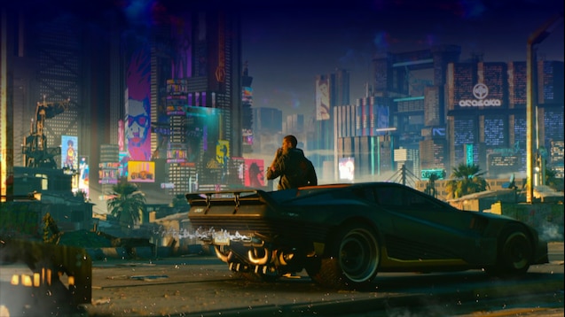 black sports car video games #cyberpunk Cyberpunk 2077 #ultrawide