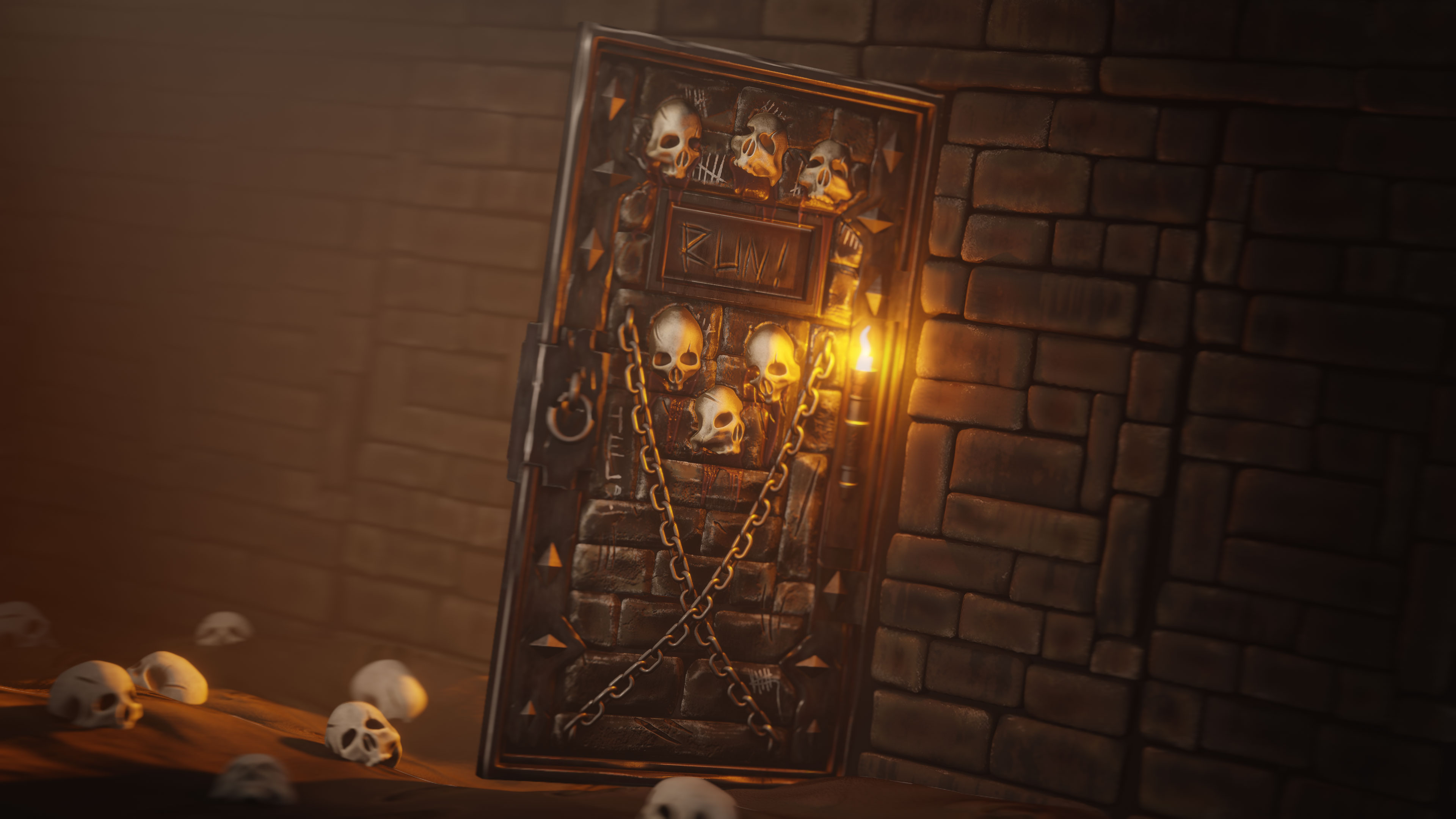 Dungeon Armored Door screenshot 1