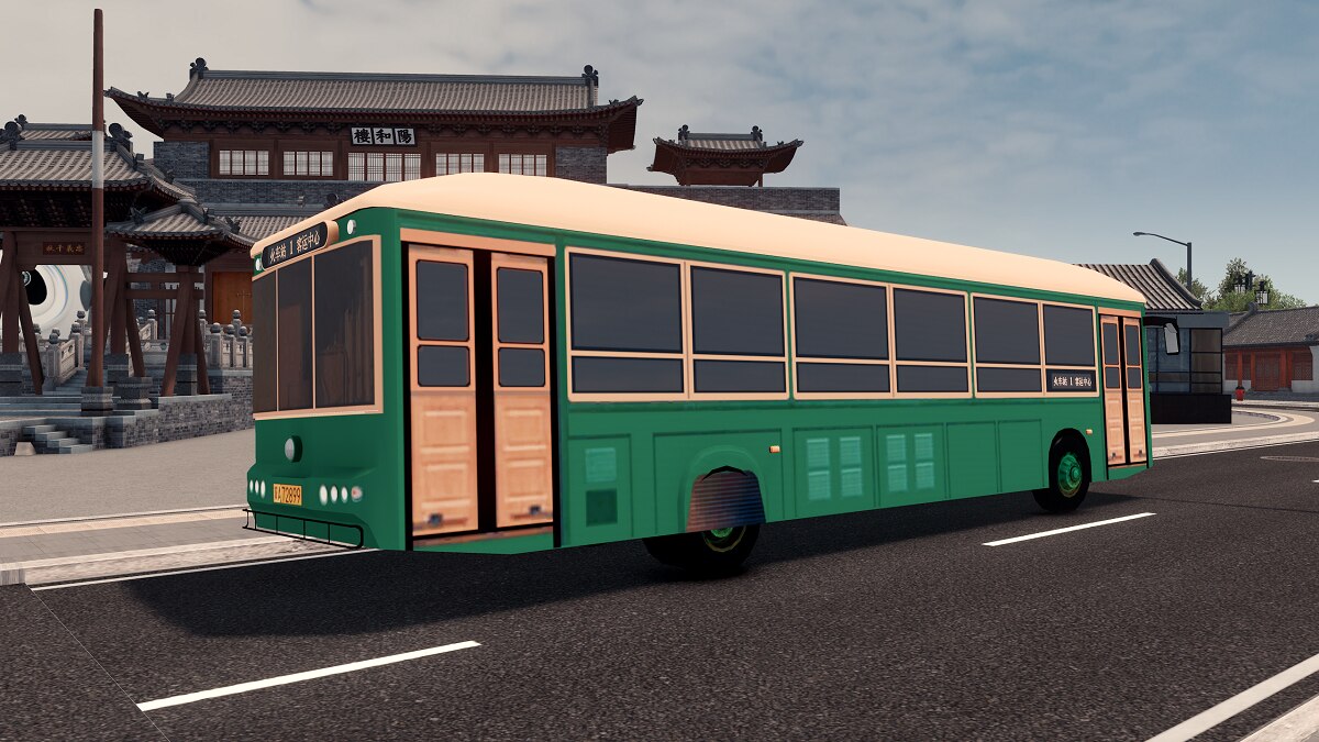Steam Workshop::珠海广通GTQ6123BEVBT3 12米仿古城市公交车