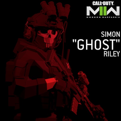 Simon Ghost Riley CGI 5 COD MW II 2022 by michaelxgamingph on