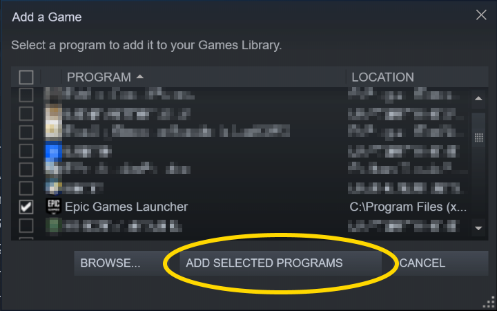 Add Any Epic Launcher Game to Steam, Even Ones That Are Glitchy When Added By Game EXE image 8