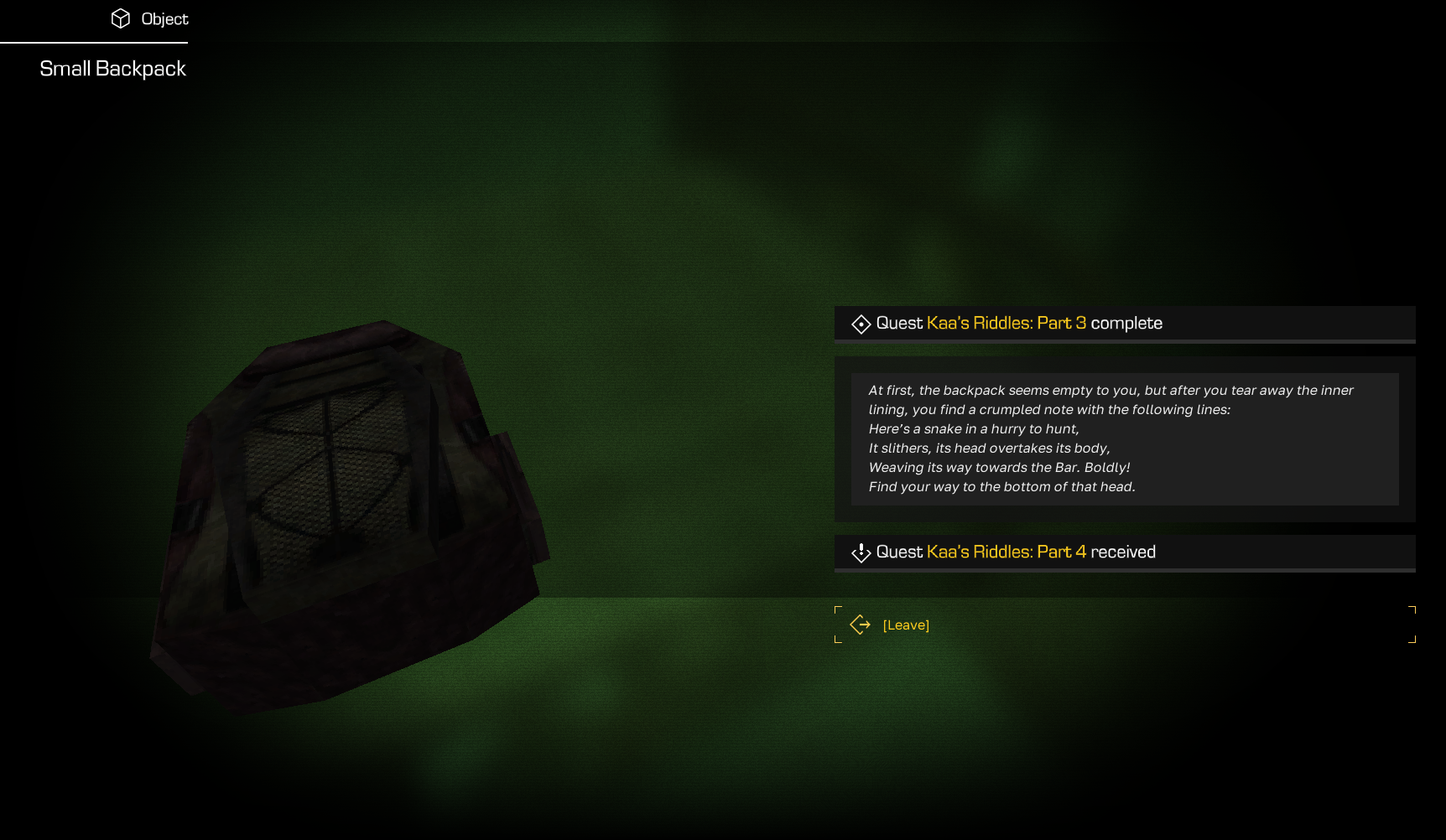 Steam Community :: Guide :: Kaa´s Riddles (Bandit)