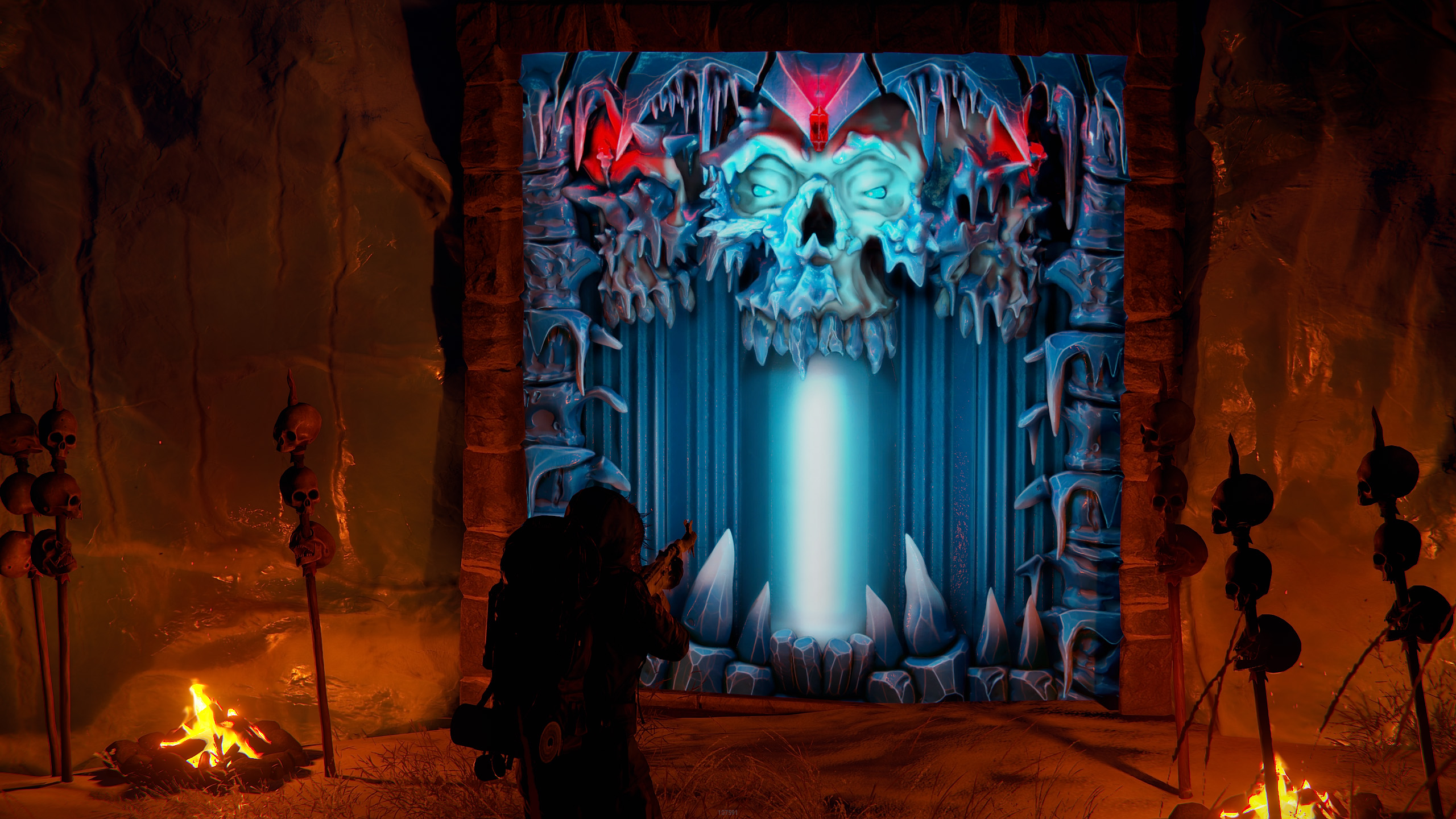 Frozen Crypt Garage Door thumbnail 4