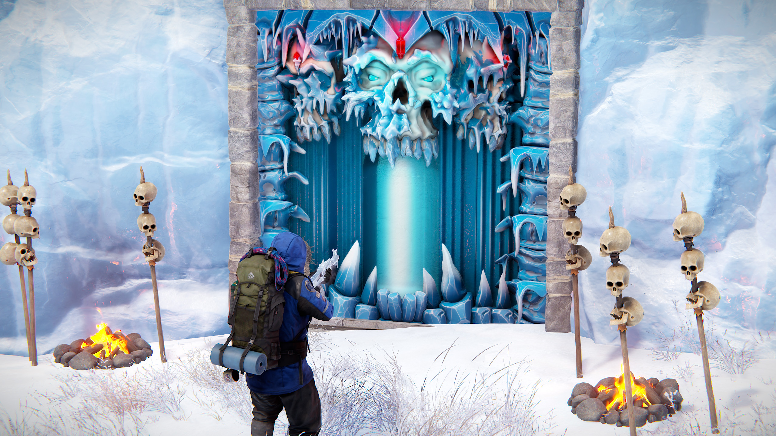 Frozen Crypt Garage Door thumbnail 2