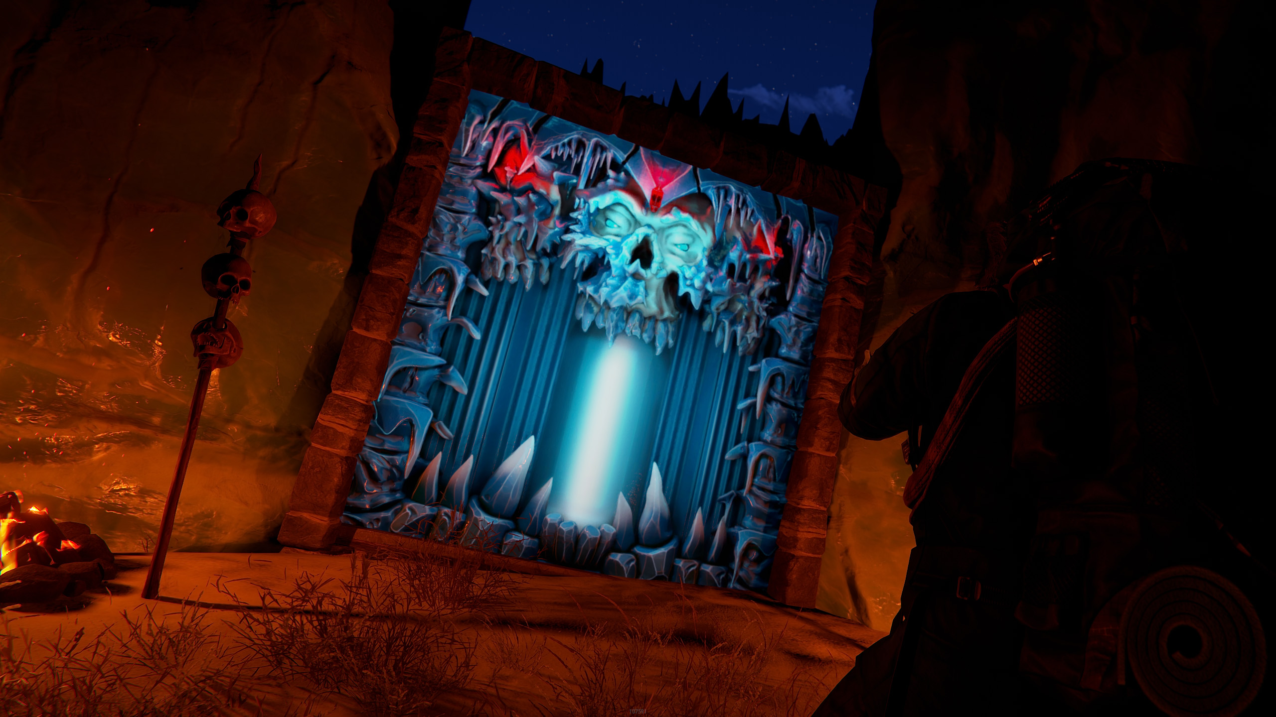 Frozen Crypt Garage Door thumbnail 5