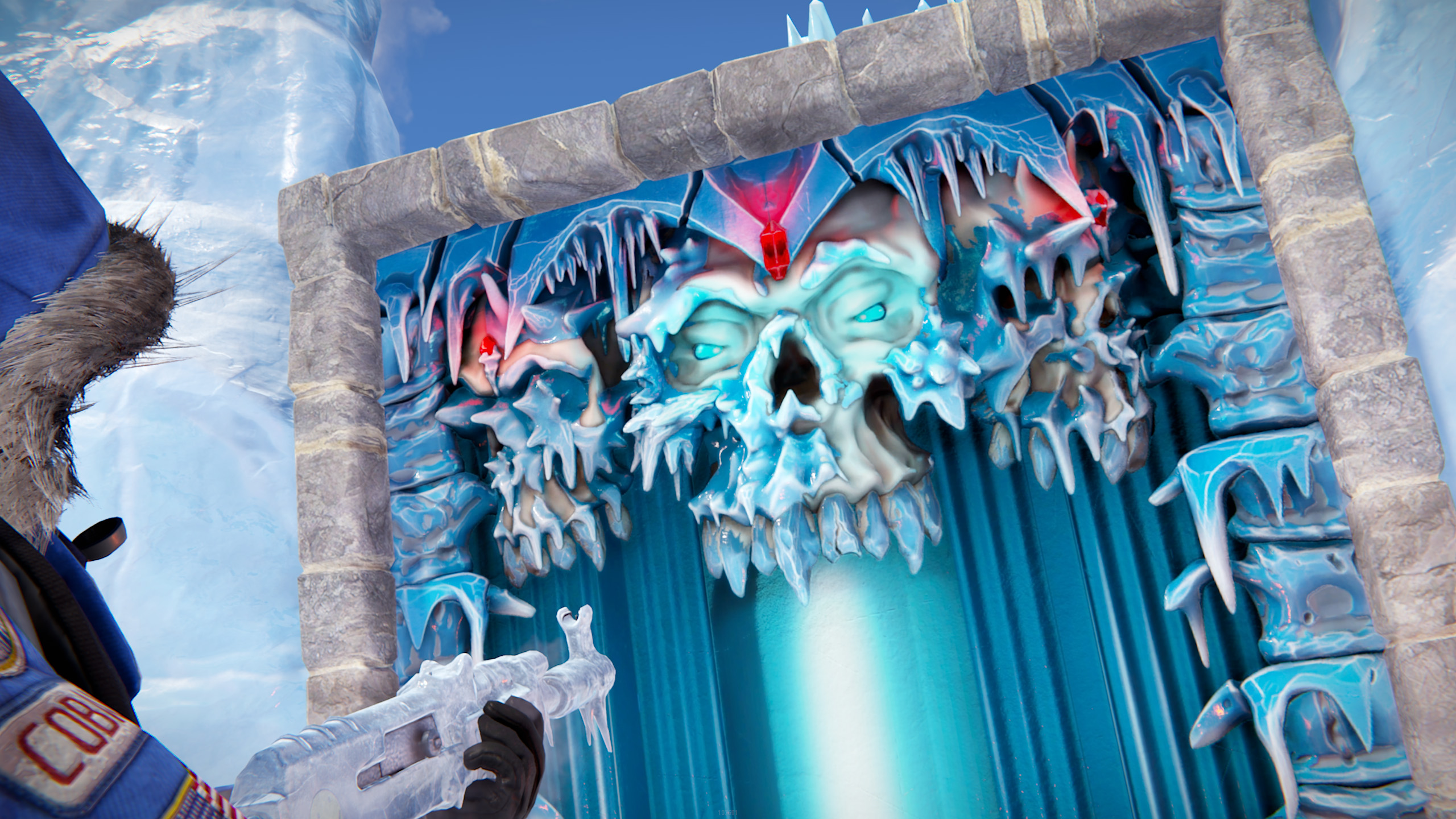 Frozen Crypt Garage Door thumbnail 3