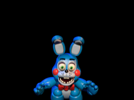 FNAF2 Scratch all Nights! Toy Chica jumpscare gif on Make a GIF