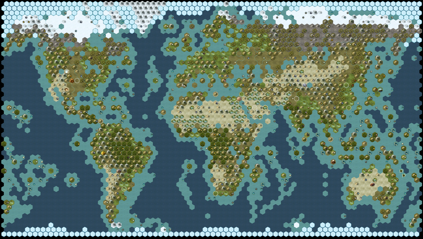 Civ 5 Earth Map