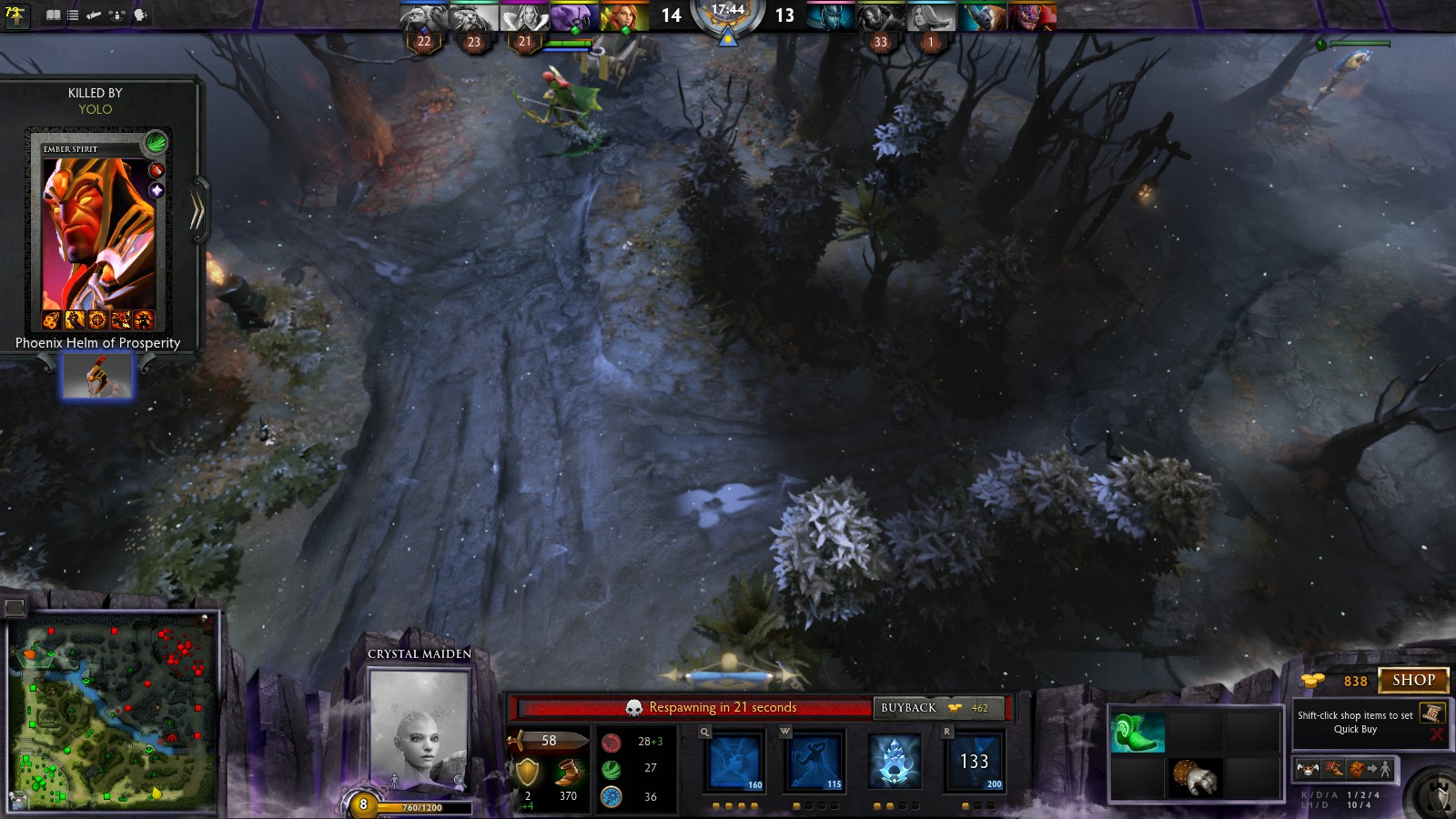 Steam Community Screenshot New Bald Skin For Crystal Maiden 3