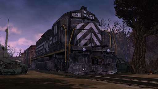Игры поезда 1. The Walking Dead 3 эпизод поезд.