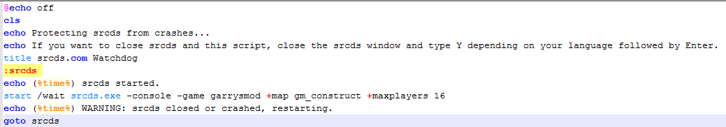 Start.Bat Code – Need auto-restart script in batch for minecraft server ...