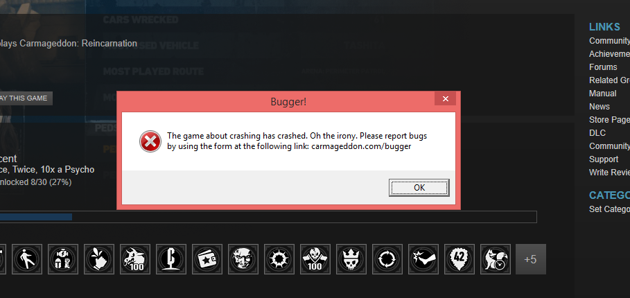 Steam Community The Game About Crashing Has Crashed