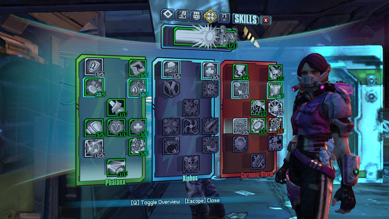 borderlands the pre sequel character builds