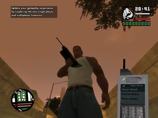 Why are there 2 options to install GTA: San Andreas? Should i