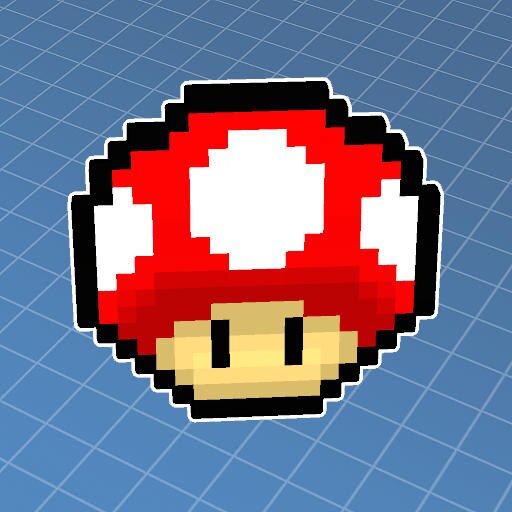 Steam Workshop Mario Mushroom pixel art