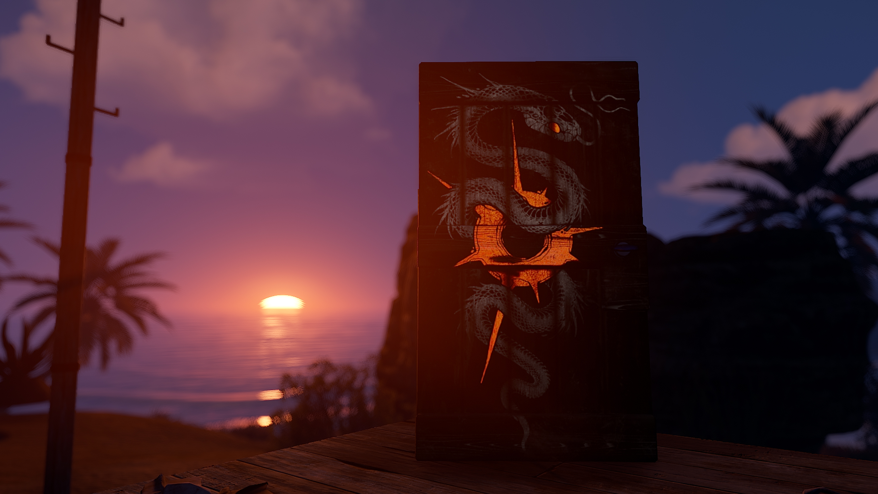 Serpent Lightkeeper Wooden Door thumbnail 2