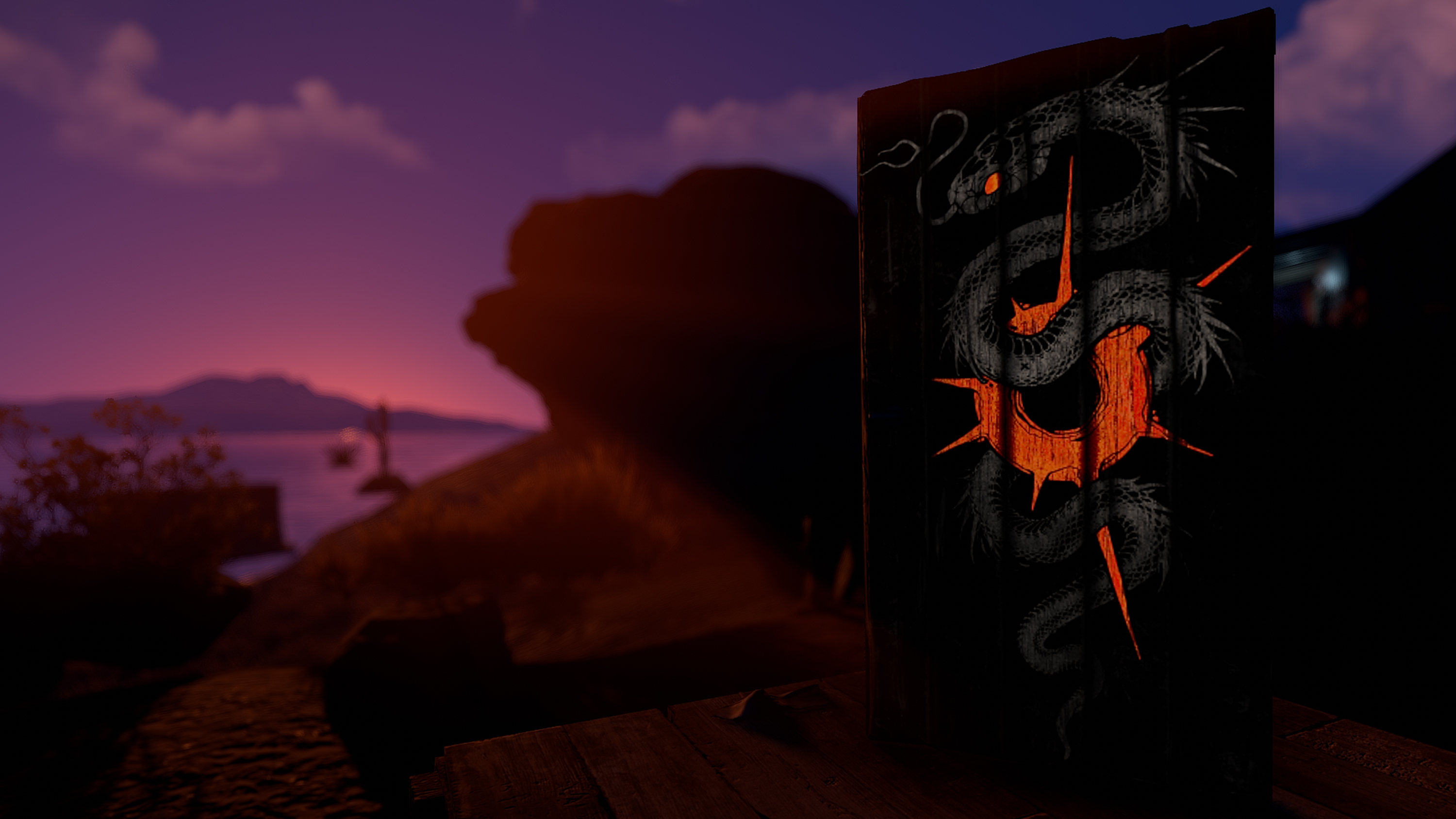 Serpent Lightkeeper Wooden Door thumbnail 3