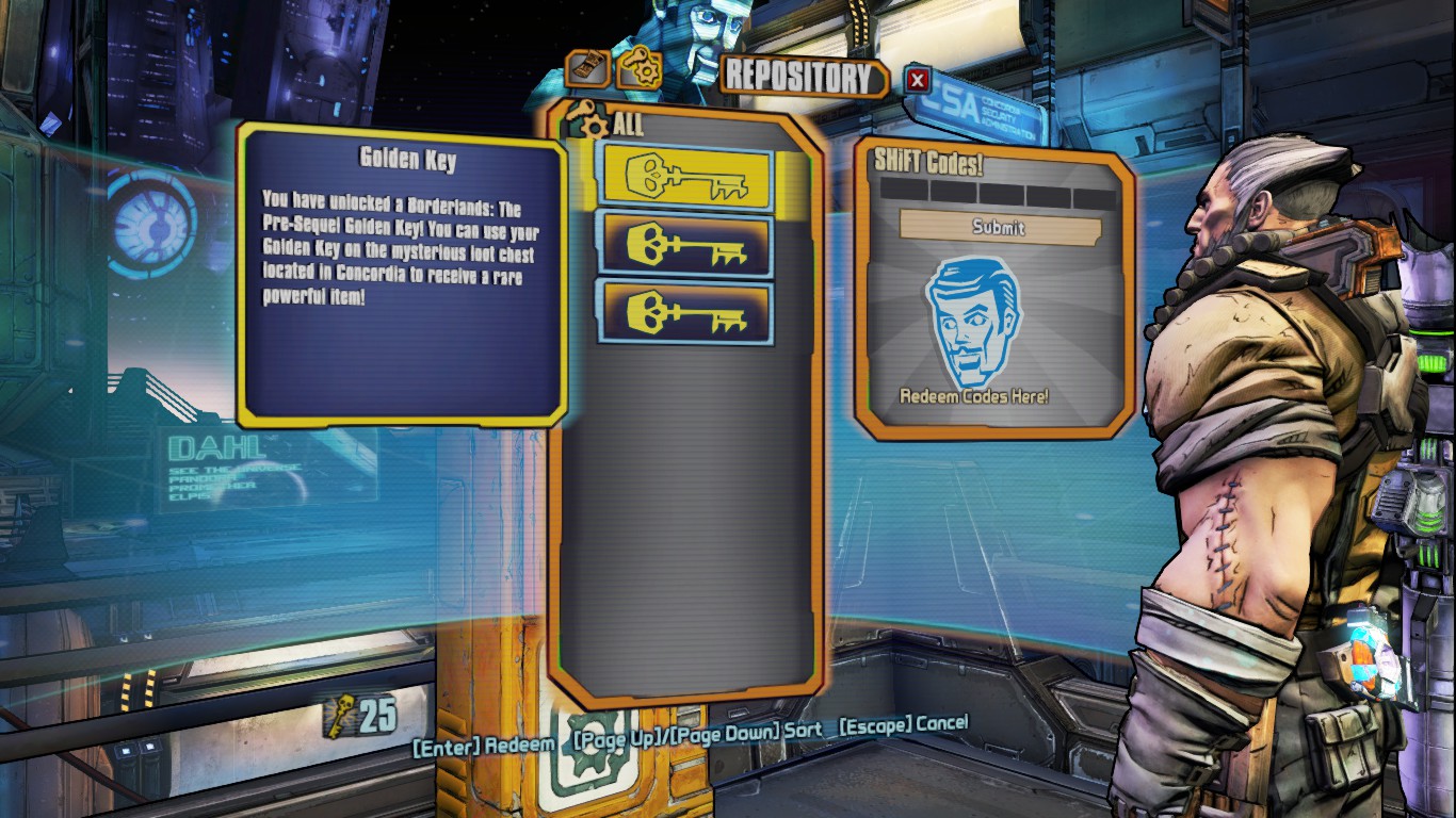 Borderlands 1 Golden Chest  Location and how to redeem shift