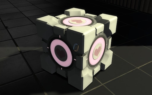 Portal cube. Portal 2 куб. Portal 2 Cube Companion. Куб компаньон из портал 2. Кубик из Portal 2.