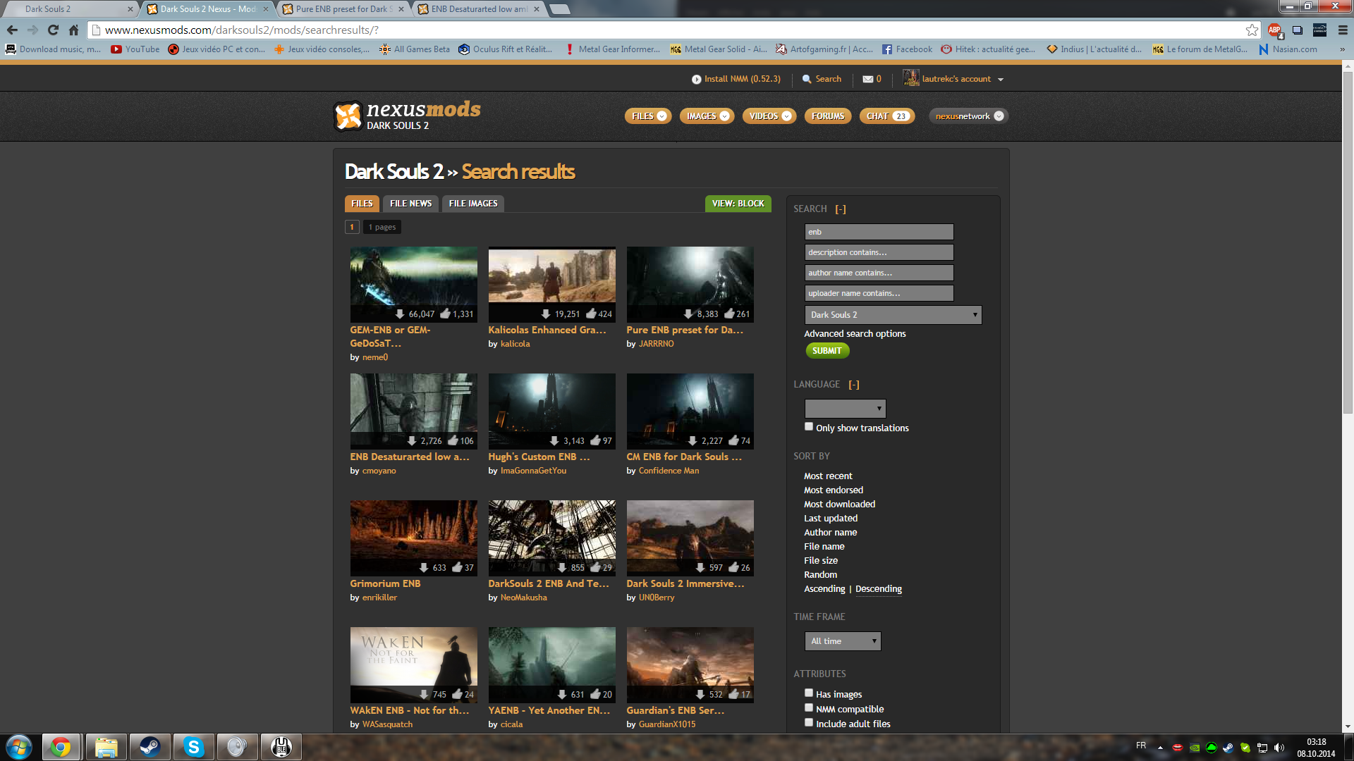 ENBSeries v0.257 Beta for Dark Souls 2 [Dark Souls 2] [Mods]